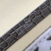 Goyard Matignon Crocodile Pattern Leather Top Handle Bag – gray