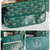 GOYARD Goyardine Saint Louis PM green bulldog logo