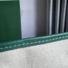 GOYARD Goyardine Saint Louis PM green bulldog logo