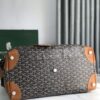 GOYARD Bowling 55 Bag in Black and Tan For Sale at