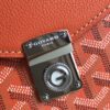 Goyard orange Goyardine Canvas Chypre Wallet Pouch Cloth ref.1984000