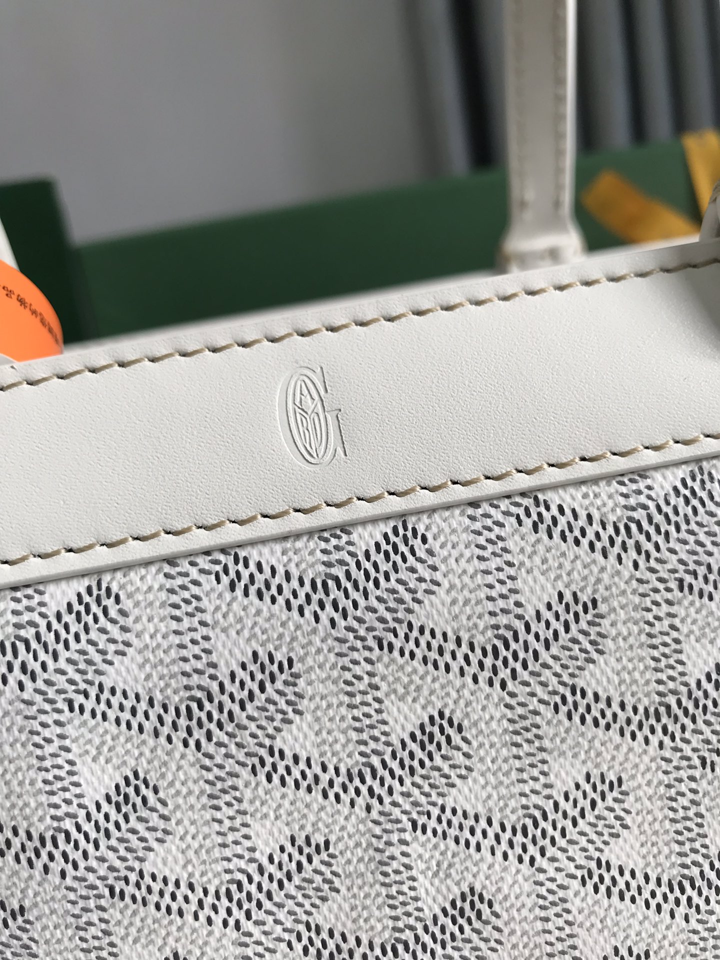 Goyard Bellechase Biaude PM Tote Bag white