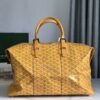 Goyard Yellow Goyardine Coated Canvas and Leather
