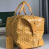 Goyard Yellow Goyardine Coated Canvas and Leather