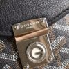 Goyard Black Goyardine Canvas Chypre Wallet Pouch Cloth ref.1984000