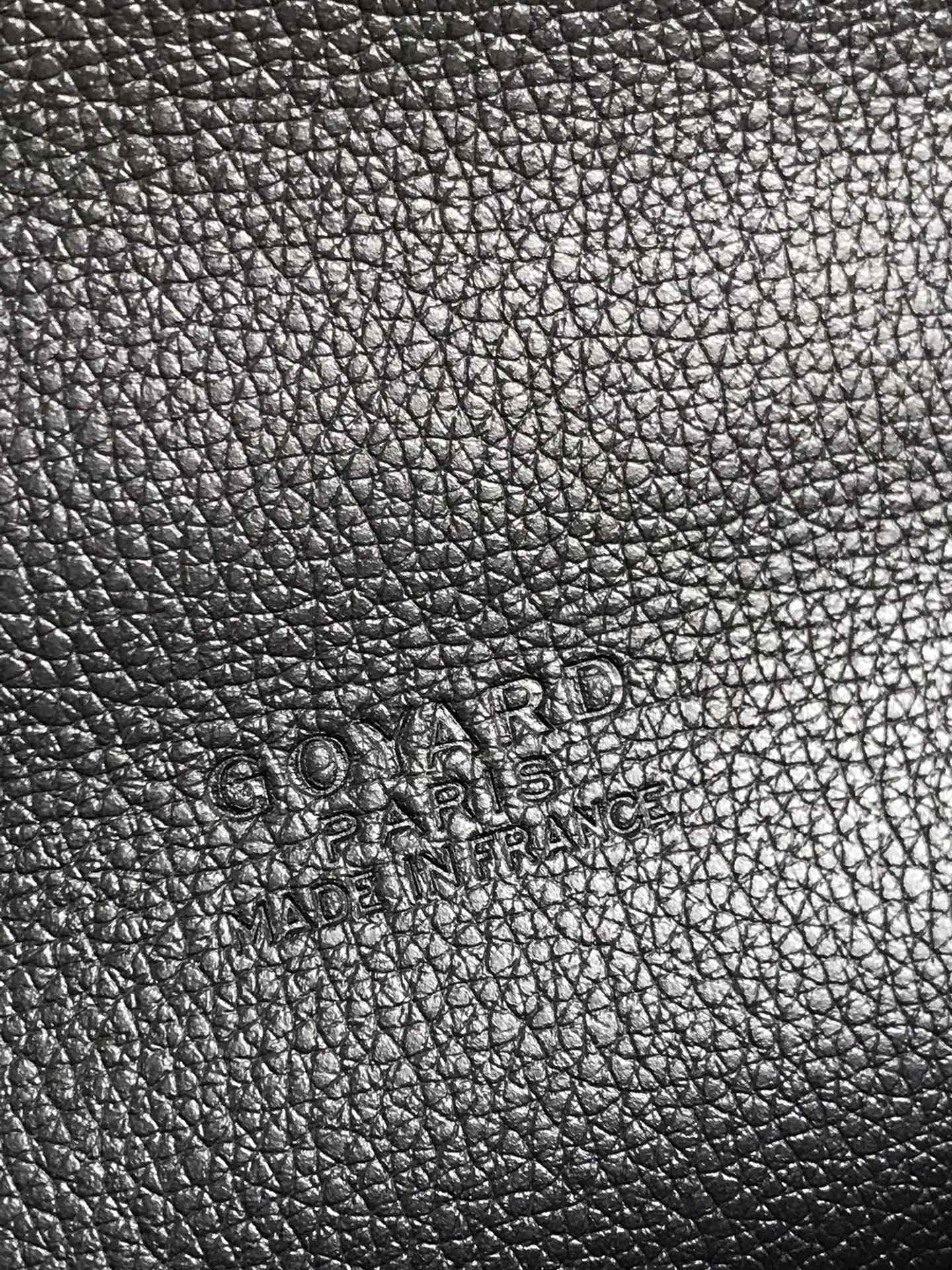 Goyard Black Goyardine Canvas Chypre Wallet Pouch Cloth ref.1984000