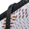 Goyard Matignon Crocodile Pattern Leather Top Handle Bag –black