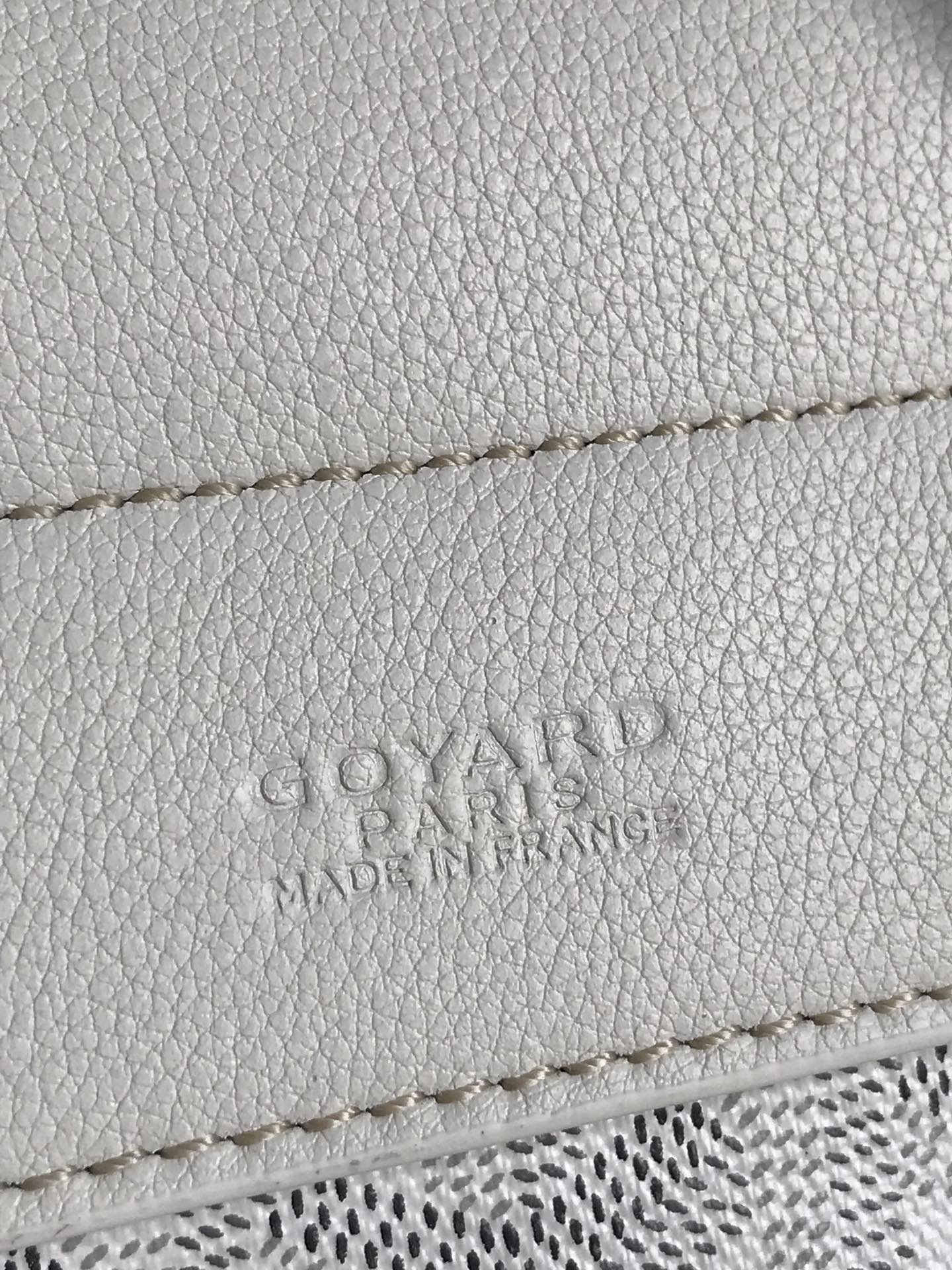 Goyard Alpin Backpack Coated Canvas Mini White 3128261