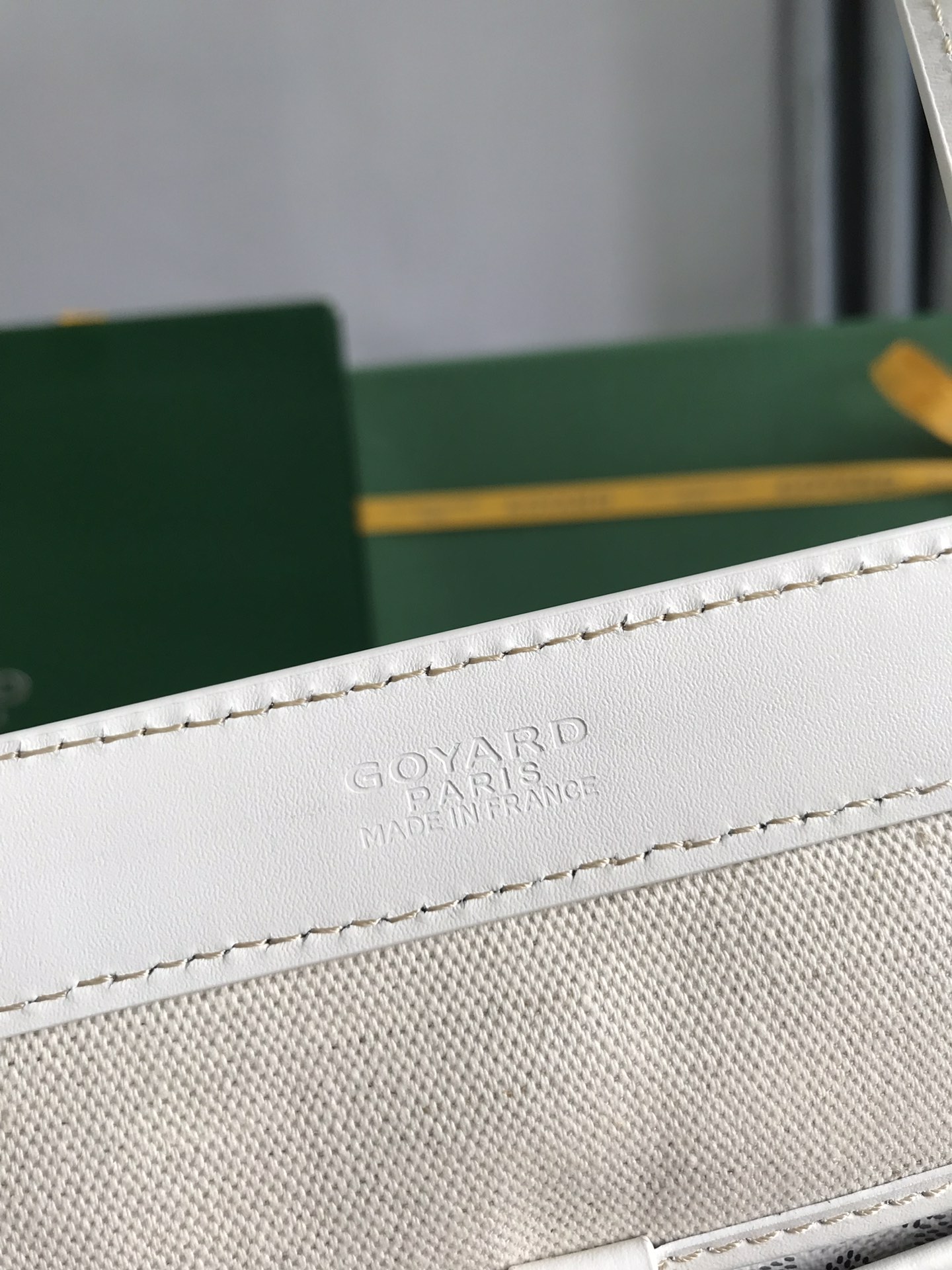 Goyard Bellechase Biaude PM Tote Bag white