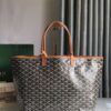 GOYARD Goyardine Saint Louis PM brown bulldog logo