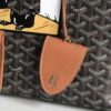 GOYARD Goyardine Saint Louis PM brown bulldog logo
