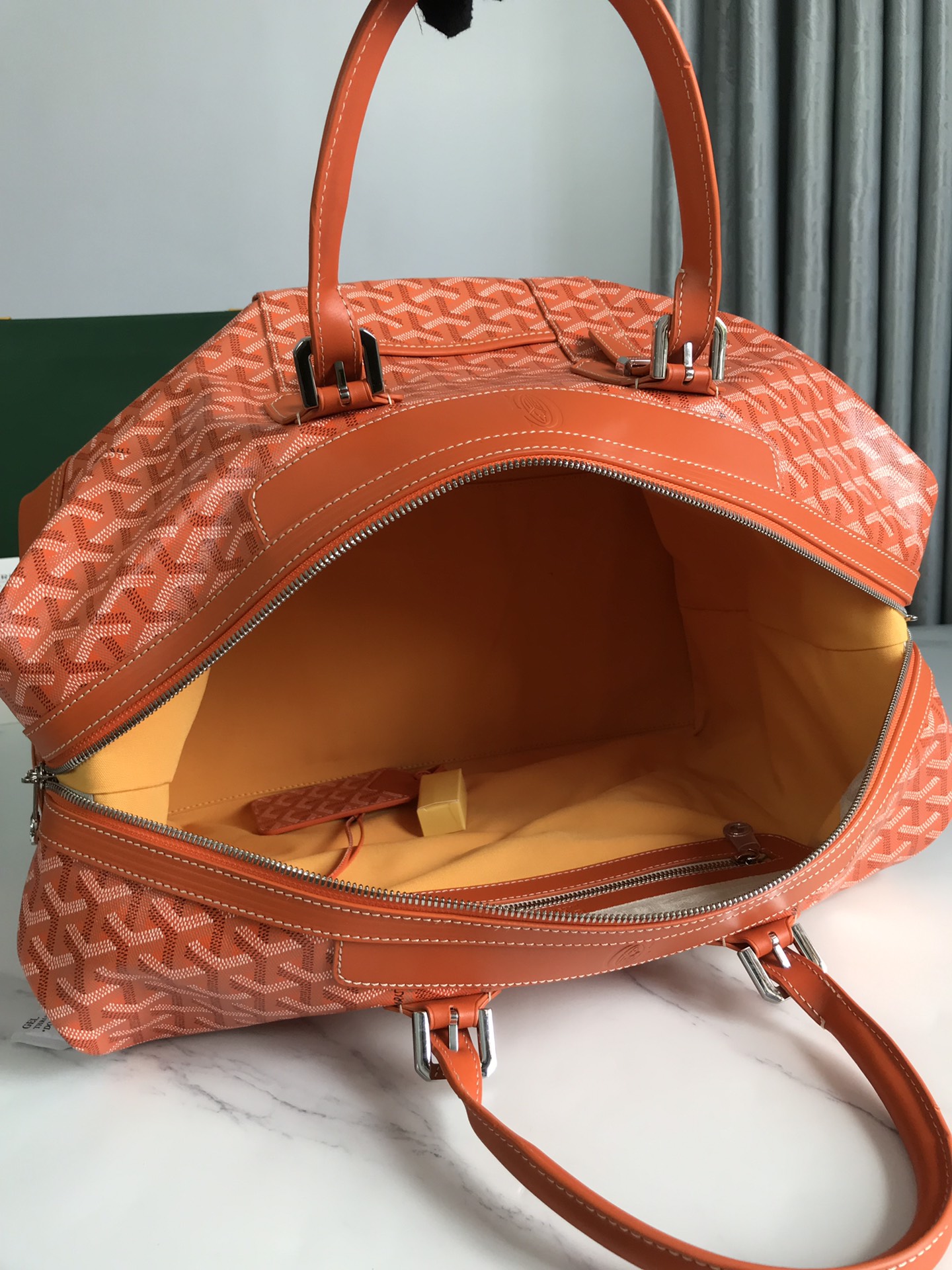 GOYARD Goyardine Boeing 30 Orange 486980