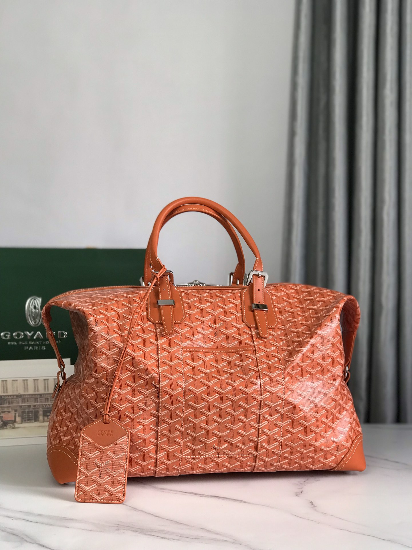 GOYARD Goyardine Boeing 30 Orange 486980