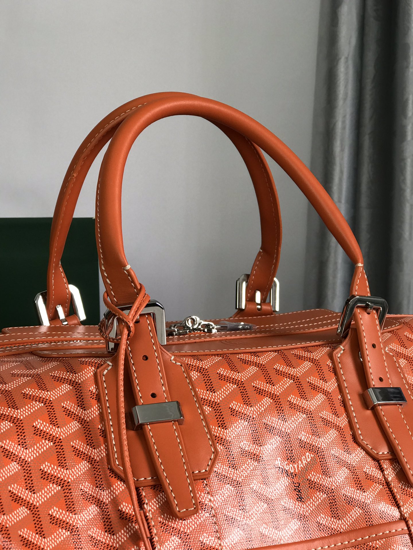 GOYARD Goyardine Boeing 30 Orange 486980