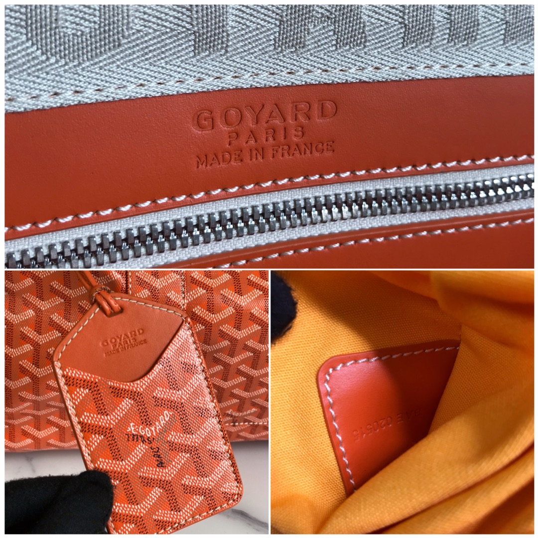 GOYARD Goyardine Boeing 30 Orange 486980