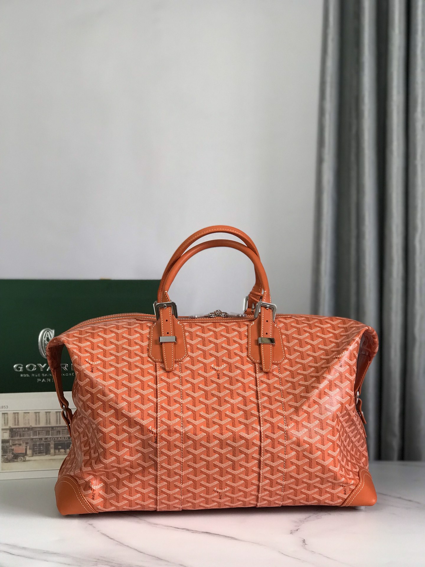 GOYARD Goyardine Boeing 30 Orange 486980