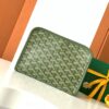 GOYARD Goyardine Jouvence Toiletry Pouch MM Green