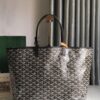 GOYARD Goyardine Saint Louis PM Black bulldog logo