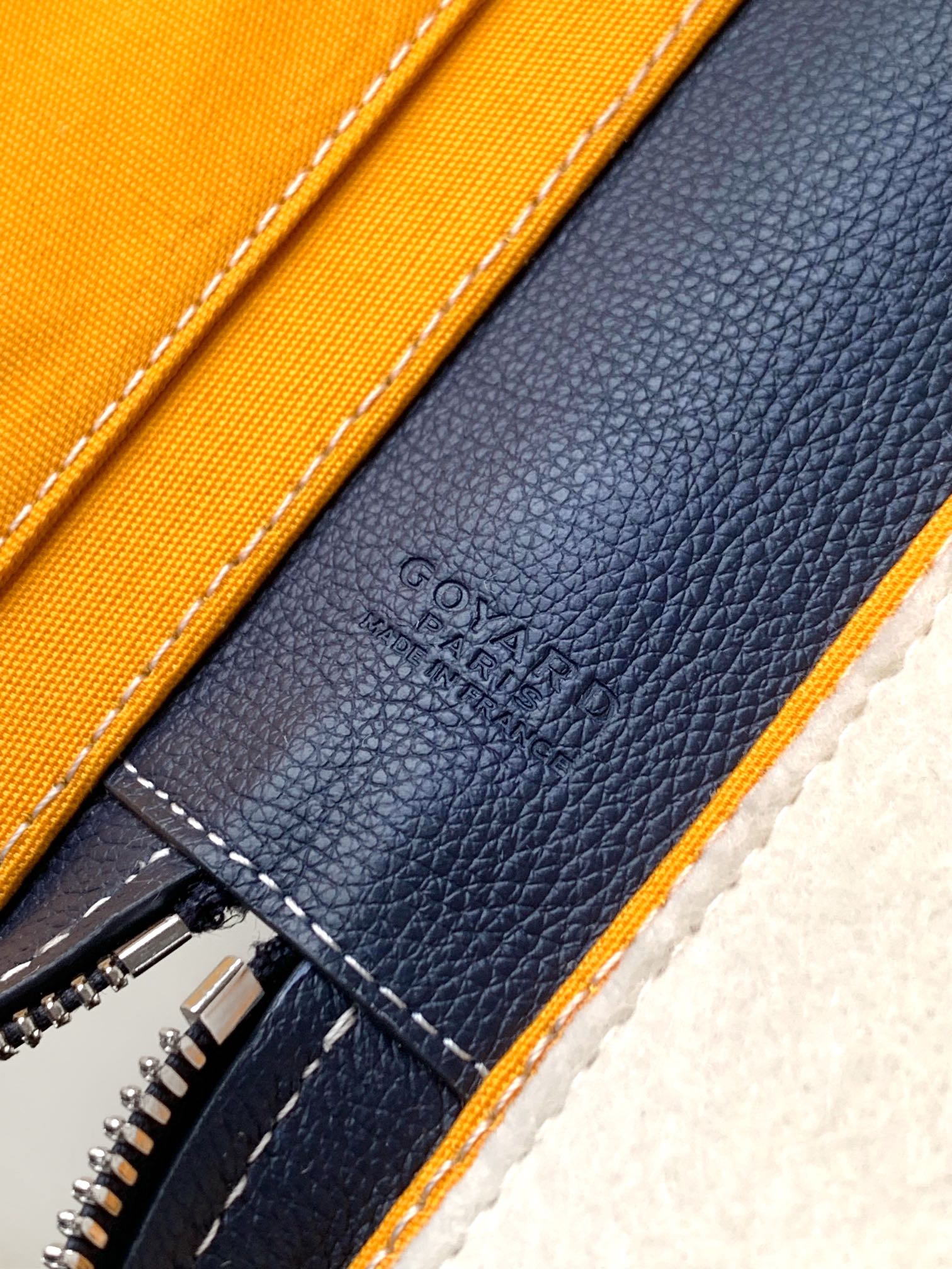 Goyard Goyardine Universal Companion bag in blue navy