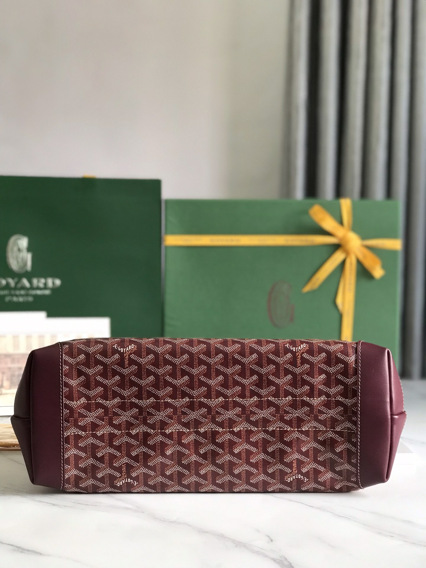 Goyard Bellechase Biaude PM Tote Bag Burgundy –