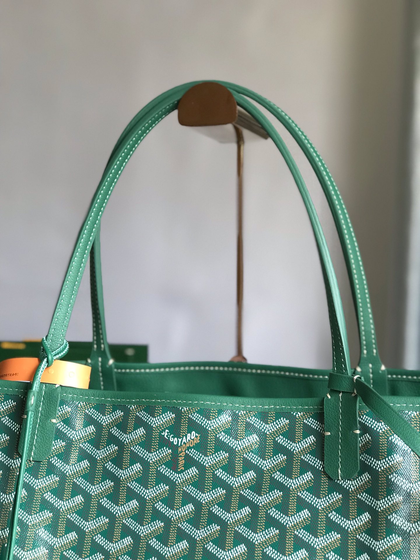 Goyard Womens Saint Louis green PM Dark red Cloth