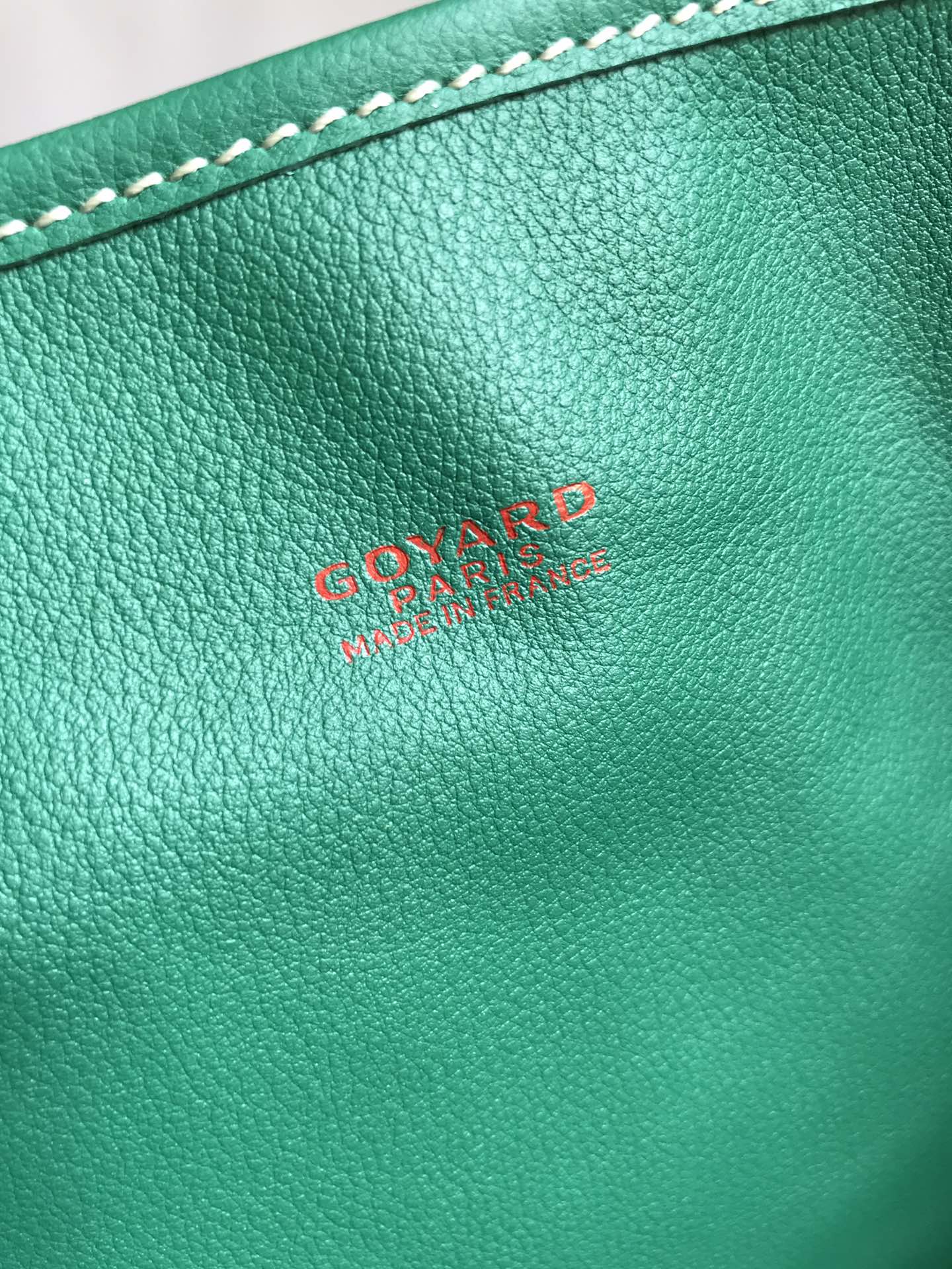 Goyard Womens Saint Louis green PM Dark red Cloth