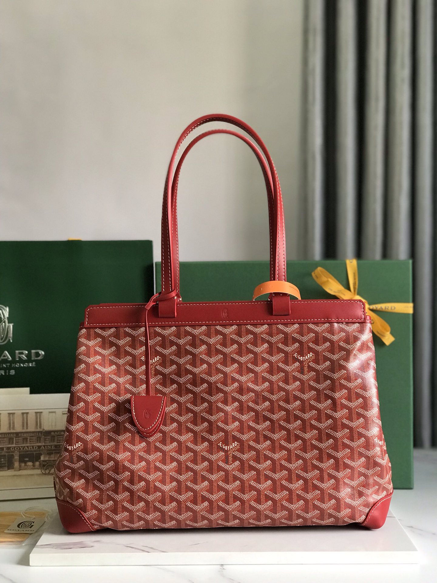 Goyard Goyardine Bellechasse PM – Red Totes, Handbags