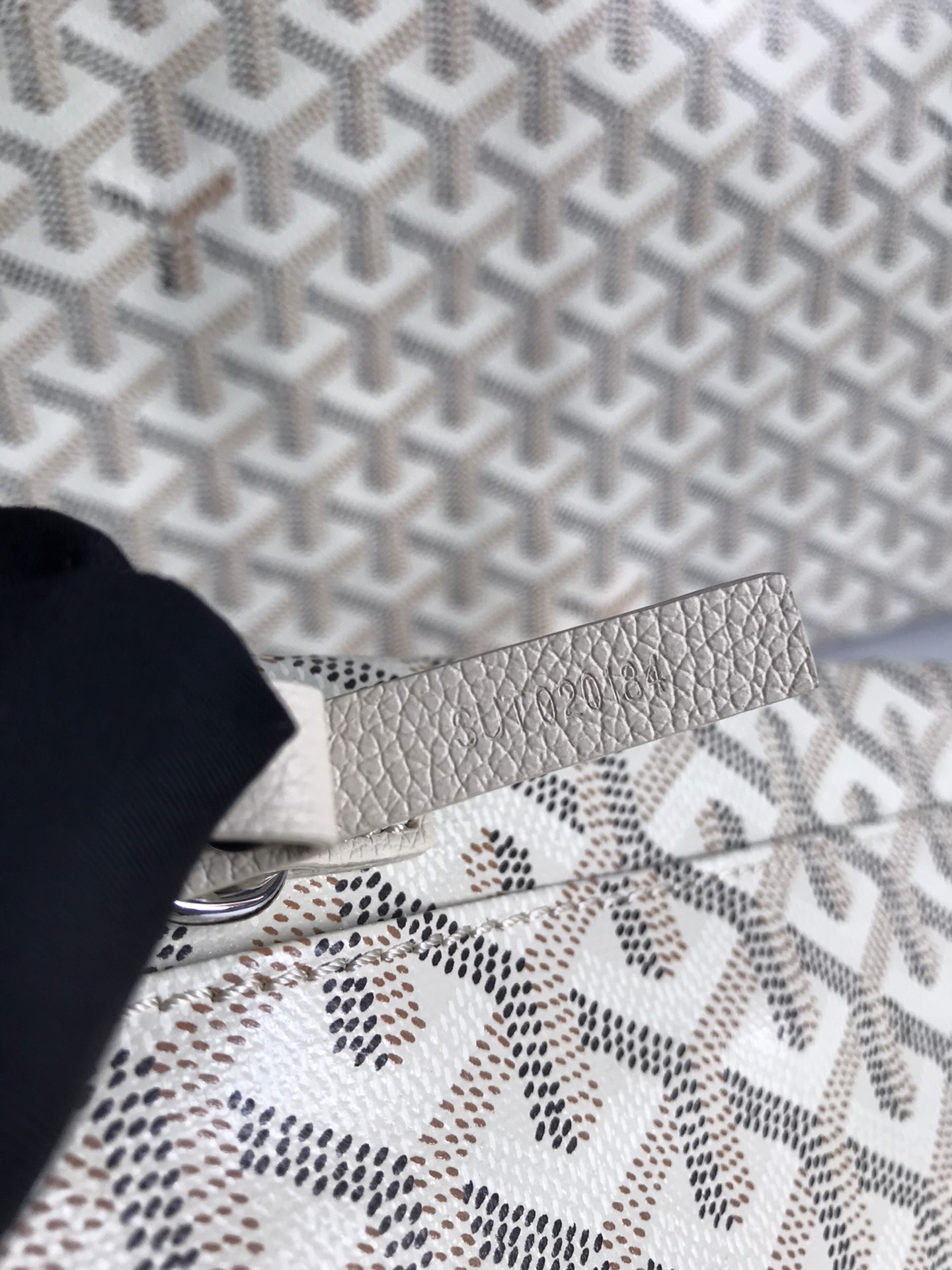 Goyard Goyardine Sand Artois PM Tote Palladium Hardware