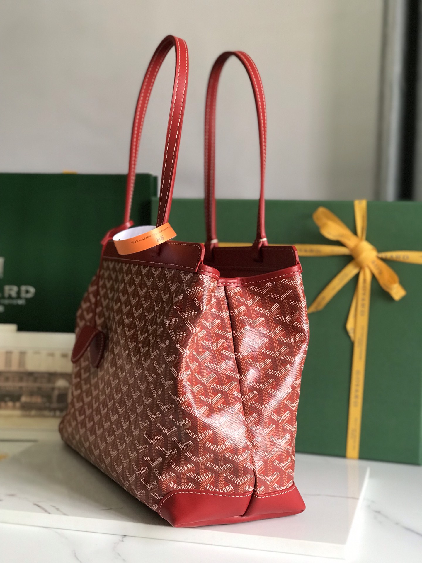 Goyard Goyardine Bellechasse PM - Red Totes, Handbags