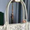 Goyard Goyardine Sand Artois PM Tote Palladium Hardware