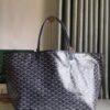 Goyard Womens Saint Louis blue navy PM Dark red Cloth