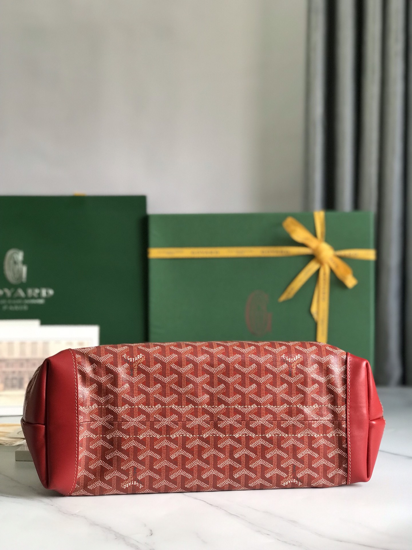 Goyard Goyardine Bellechasse PM - Red Totes, Handbags
