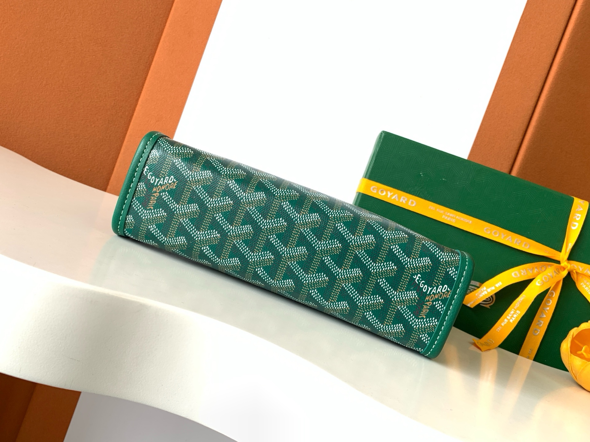 Goyard Jouvence Toiletry Pouch Coated Canvas green