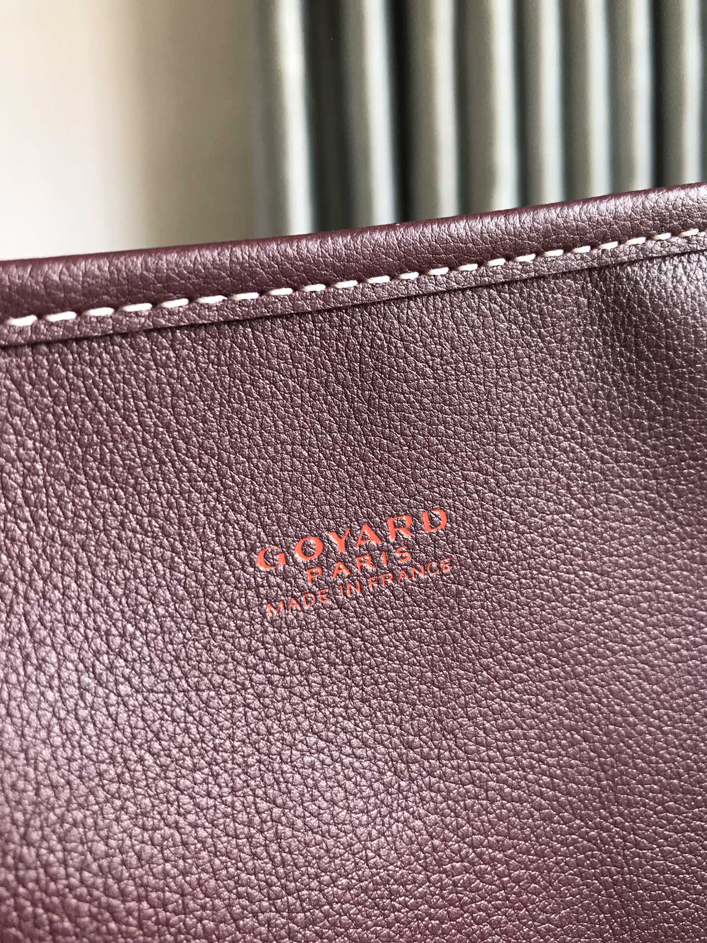 Goyard Womens Saint Louis Burgundy PM Dark red Cloth