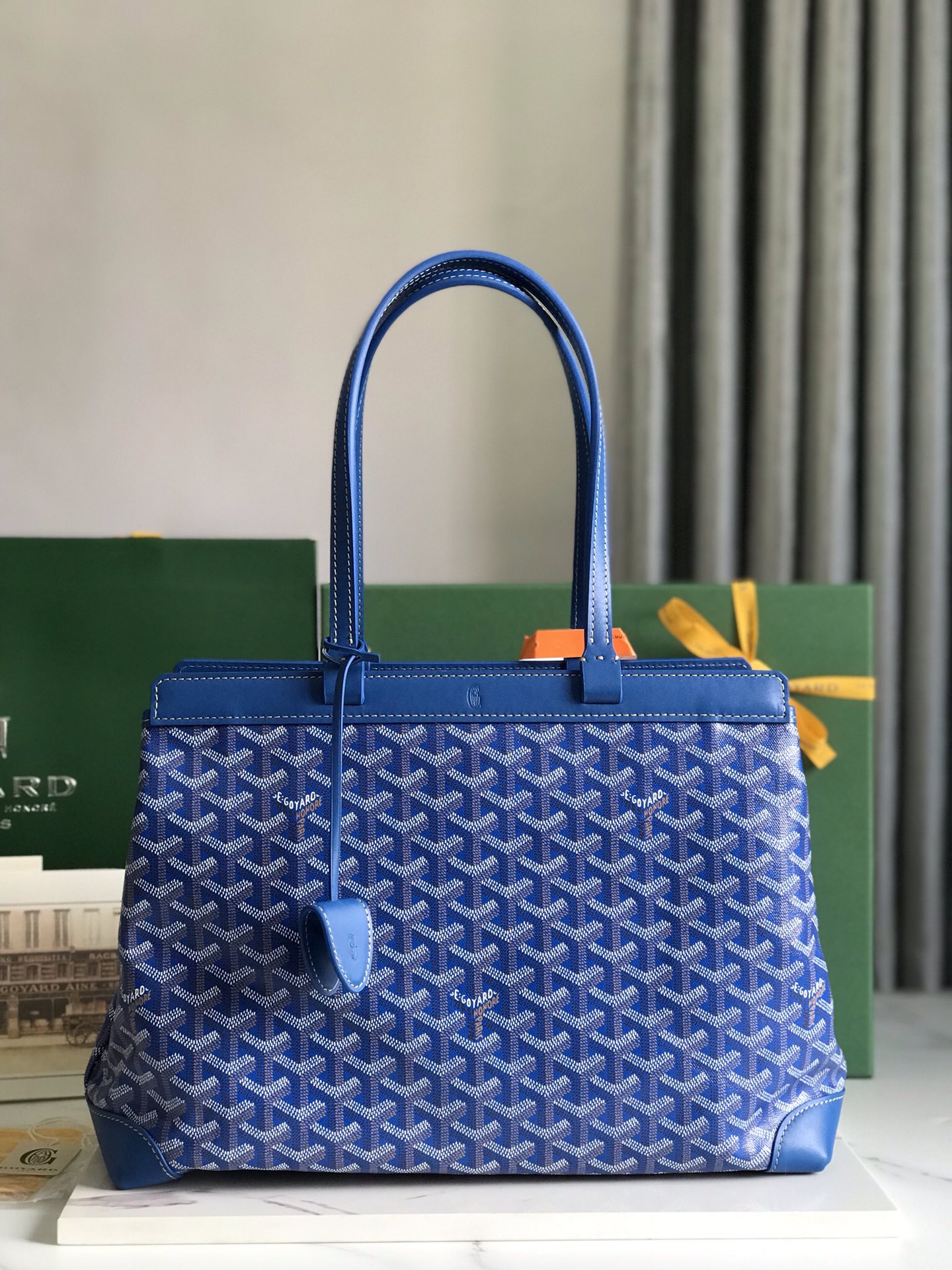 GOYARD Goyardine Bellechasse PM Sky Blue 795459 |