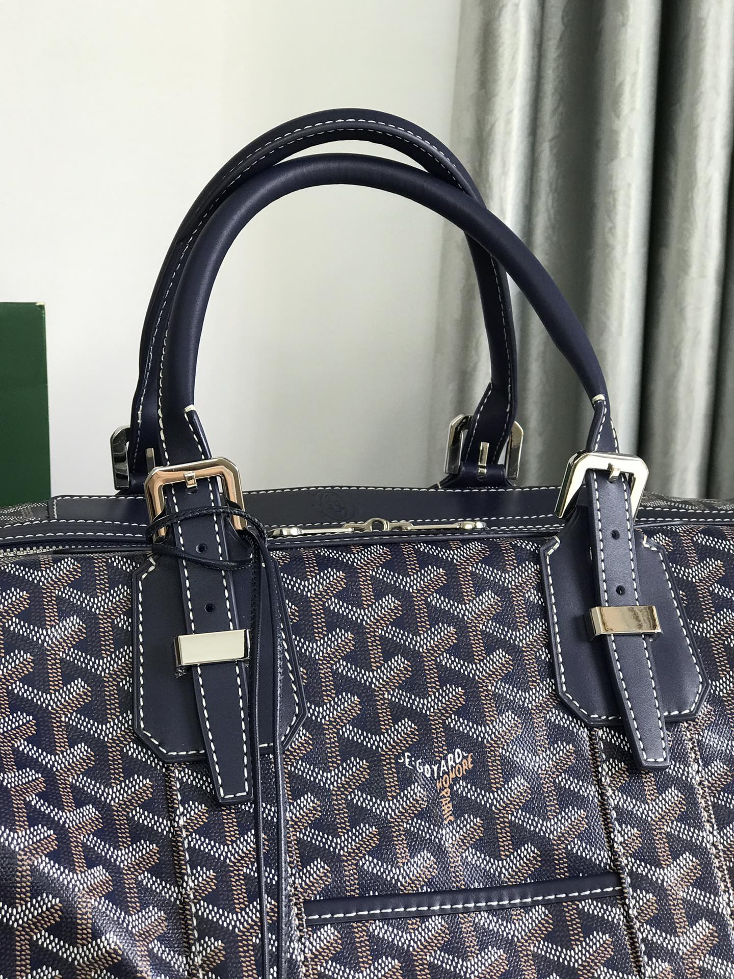 Goyard Boeing Travel Bag Coated Canvas 45 Blue 2181922
