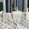 Goyard Goyardine Sand Artois PM bag white Tote Palladium Hardware