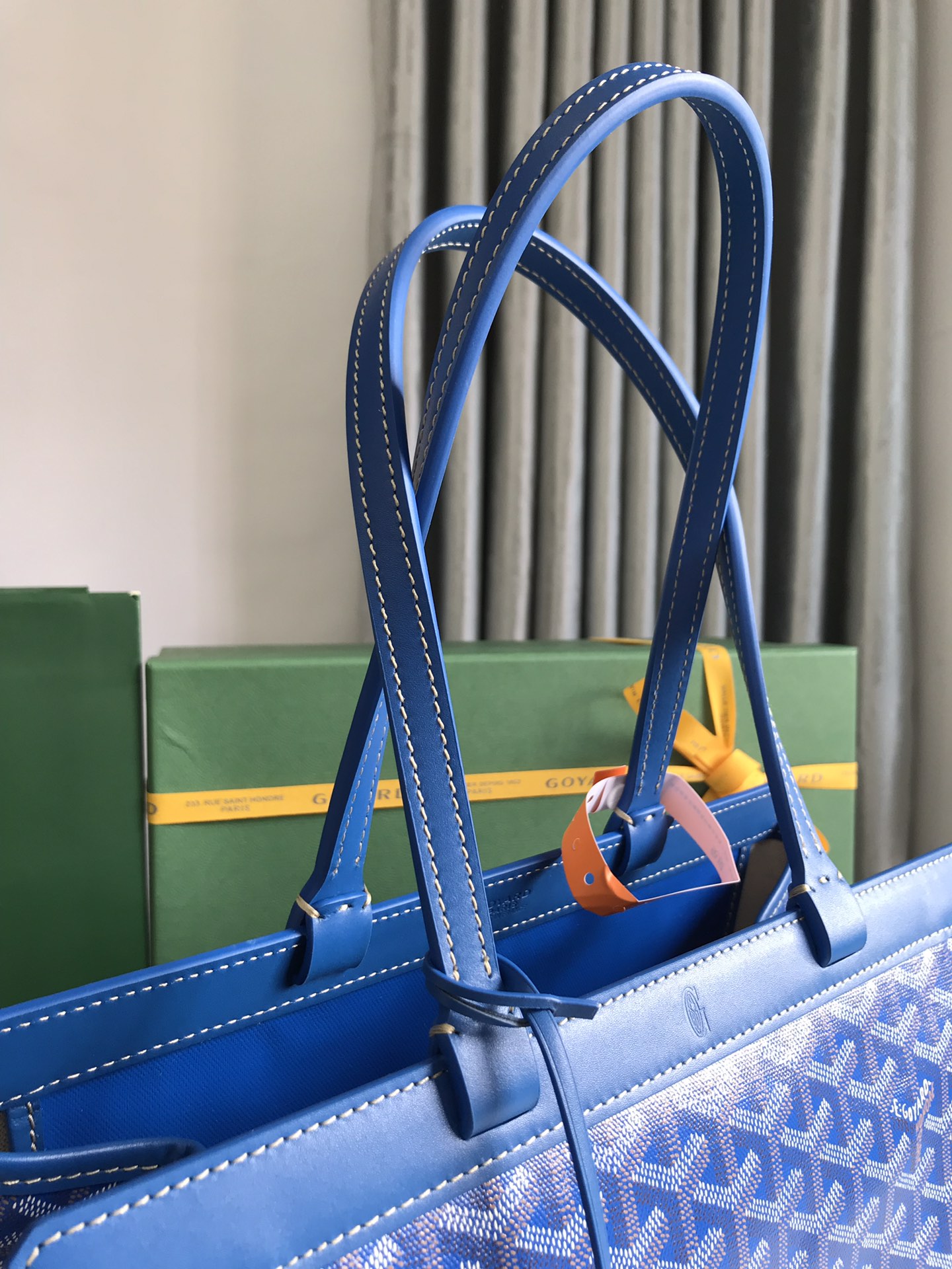 GOYARD Goyardine Bellechasse PM Sky Blue 795459 |