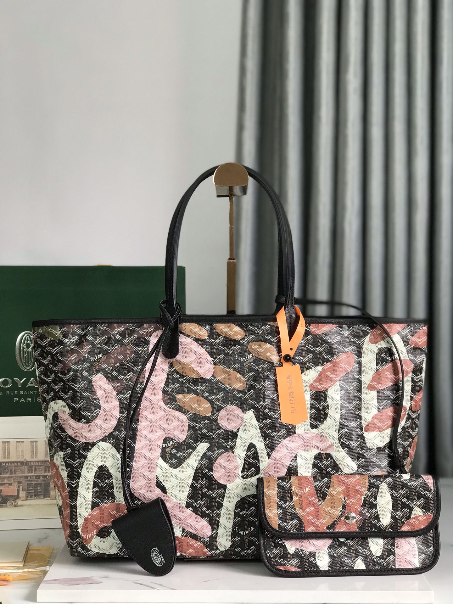Goyard Saint Louis GM Tote Bag Lettres Camouflage –