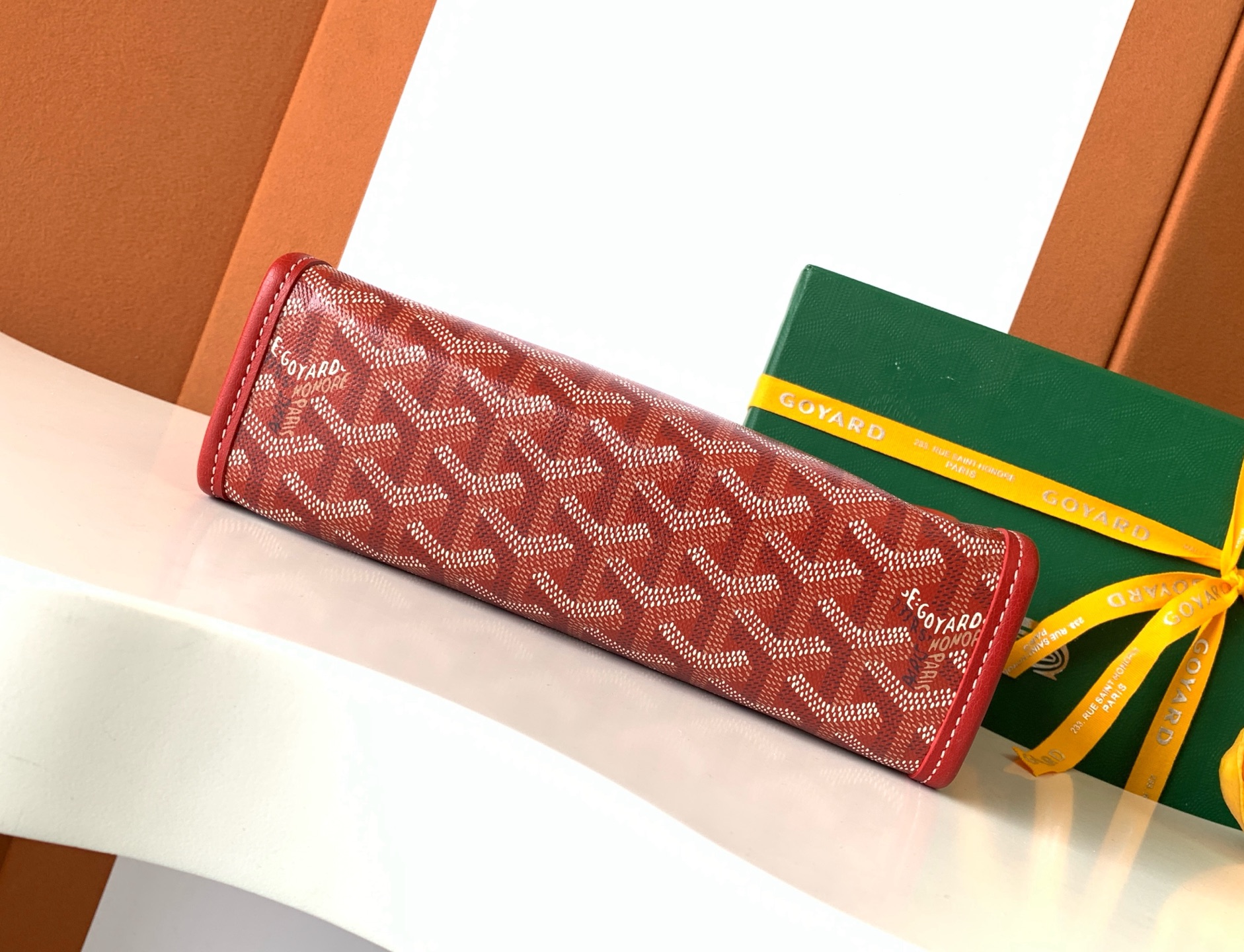 Goyard Jouvence Toiletry Pouch Coated Canvas red