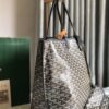 GOYARD Saint-Louis PM Tote Bag Black Used Beautiful with
