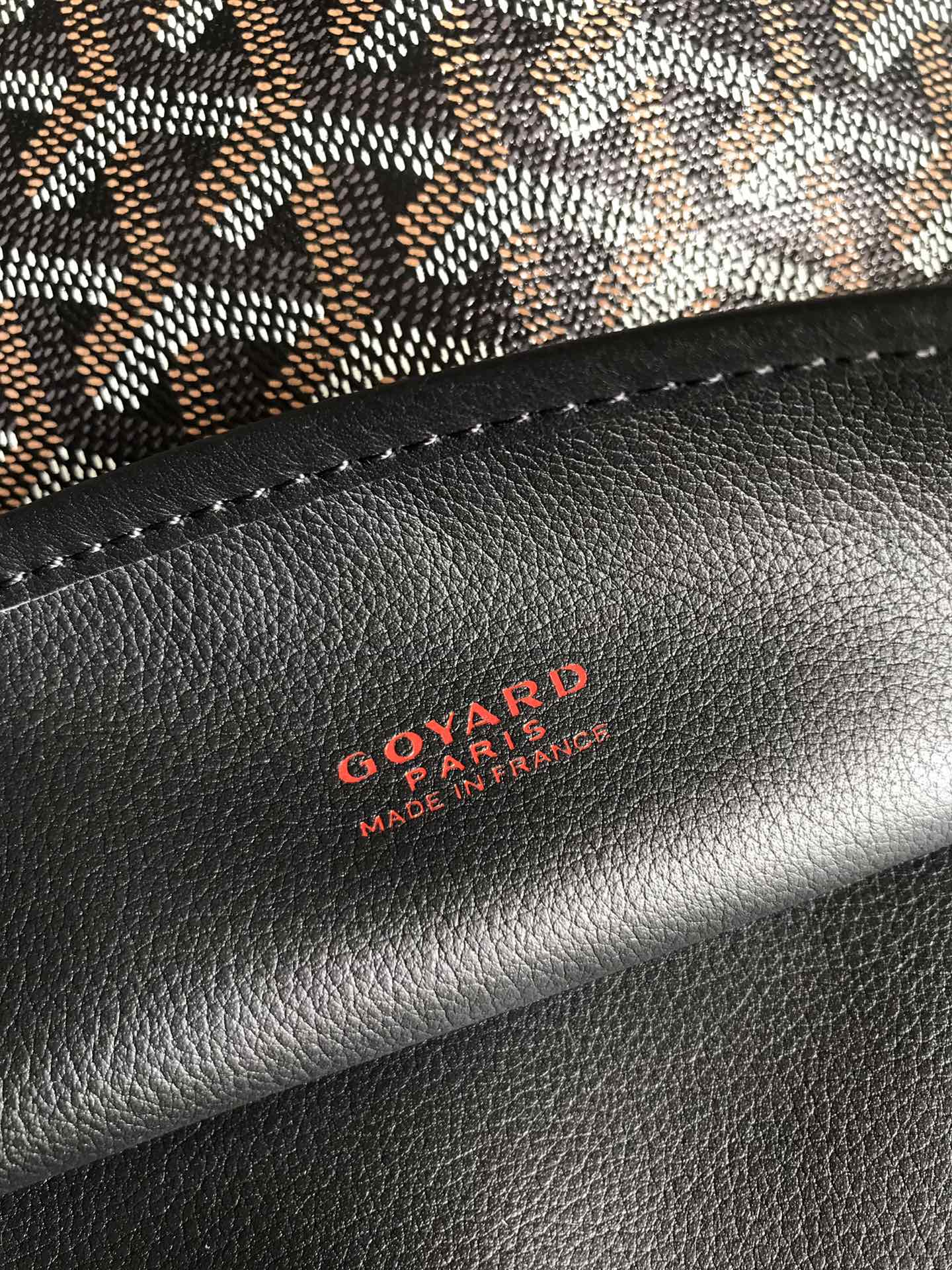 GOYARD Saint-Louis PM Tote Bag Black Used Beautiful with
