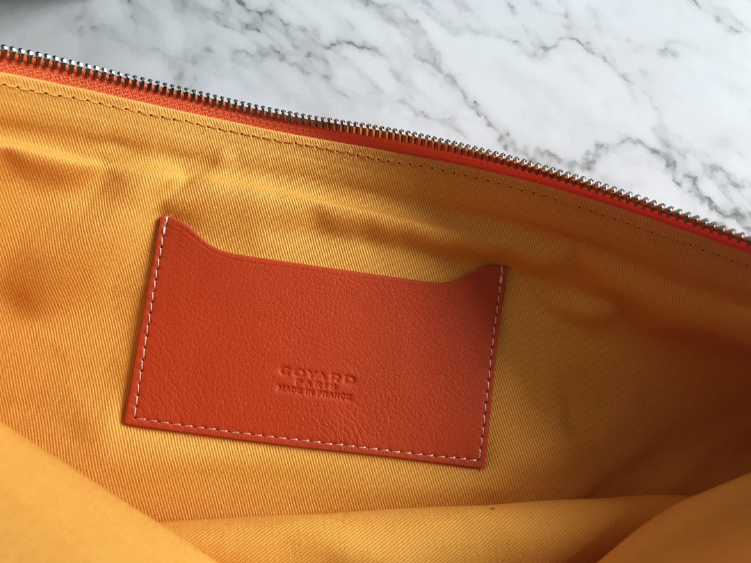 GOYARD Goyardine Senat Pochette GM Orange 1135718