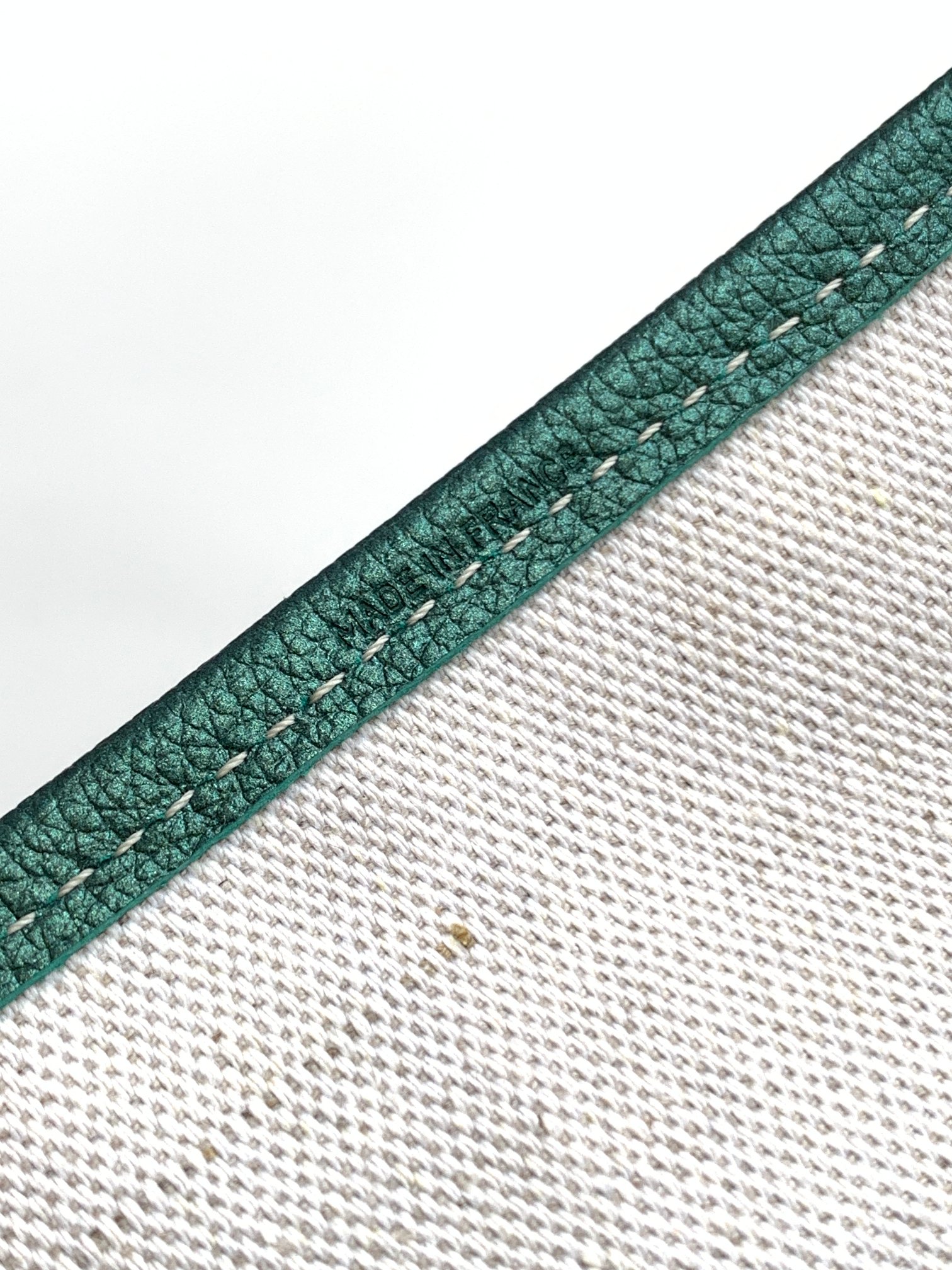 Goyard Pearly green Goyardine Canvas And Chevroches