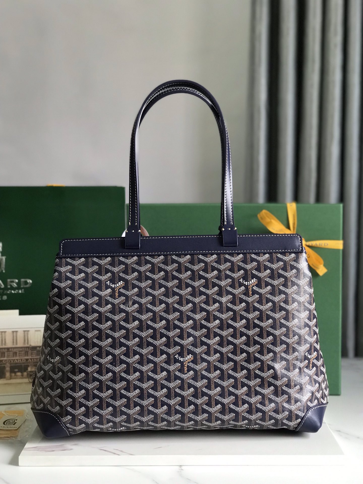 Goyard Women Bellechasse Biaude PM Bag-Navy