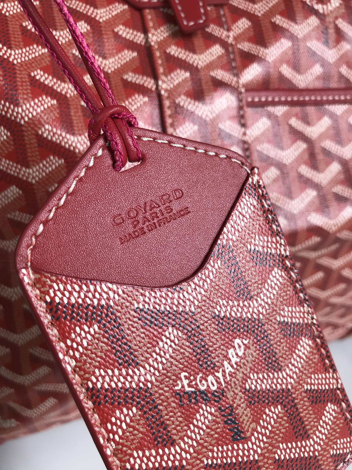 Goyard Boeing Travel Bag Coated Canvas 45 Red 3575731