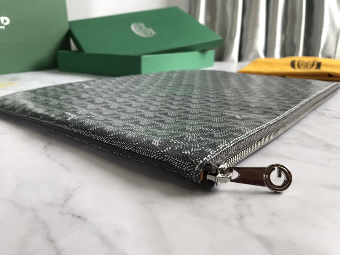 Goyard Gray Special Color ine Canvas Senat MGM Clutch APMSENAT2-MGM-51 111125631