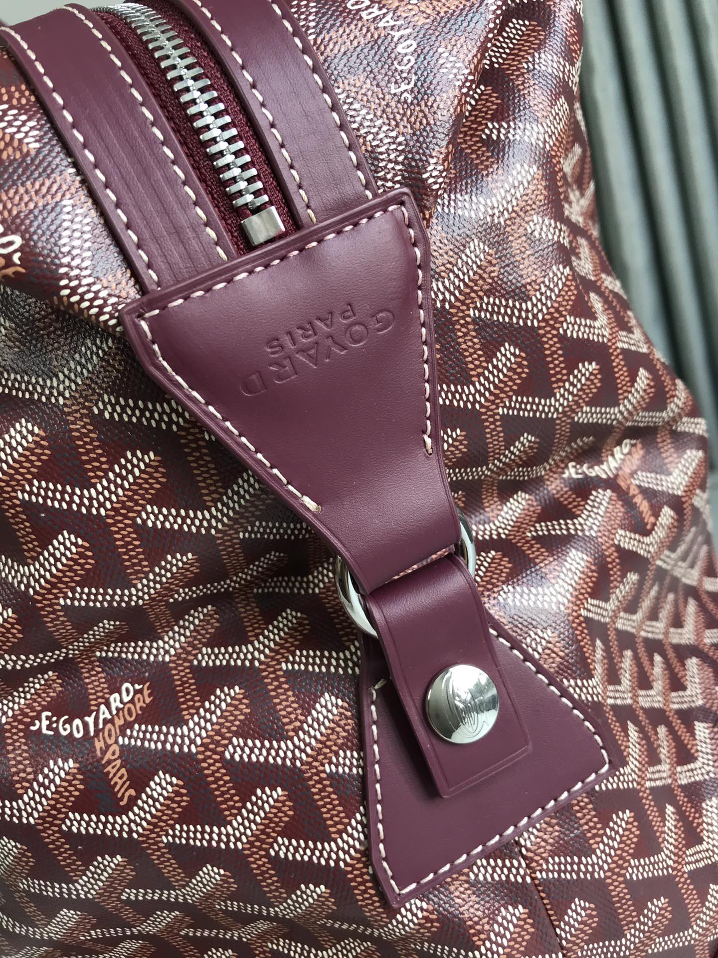 GOYARD Goyardine Boeing 45 Burgundy 1645869