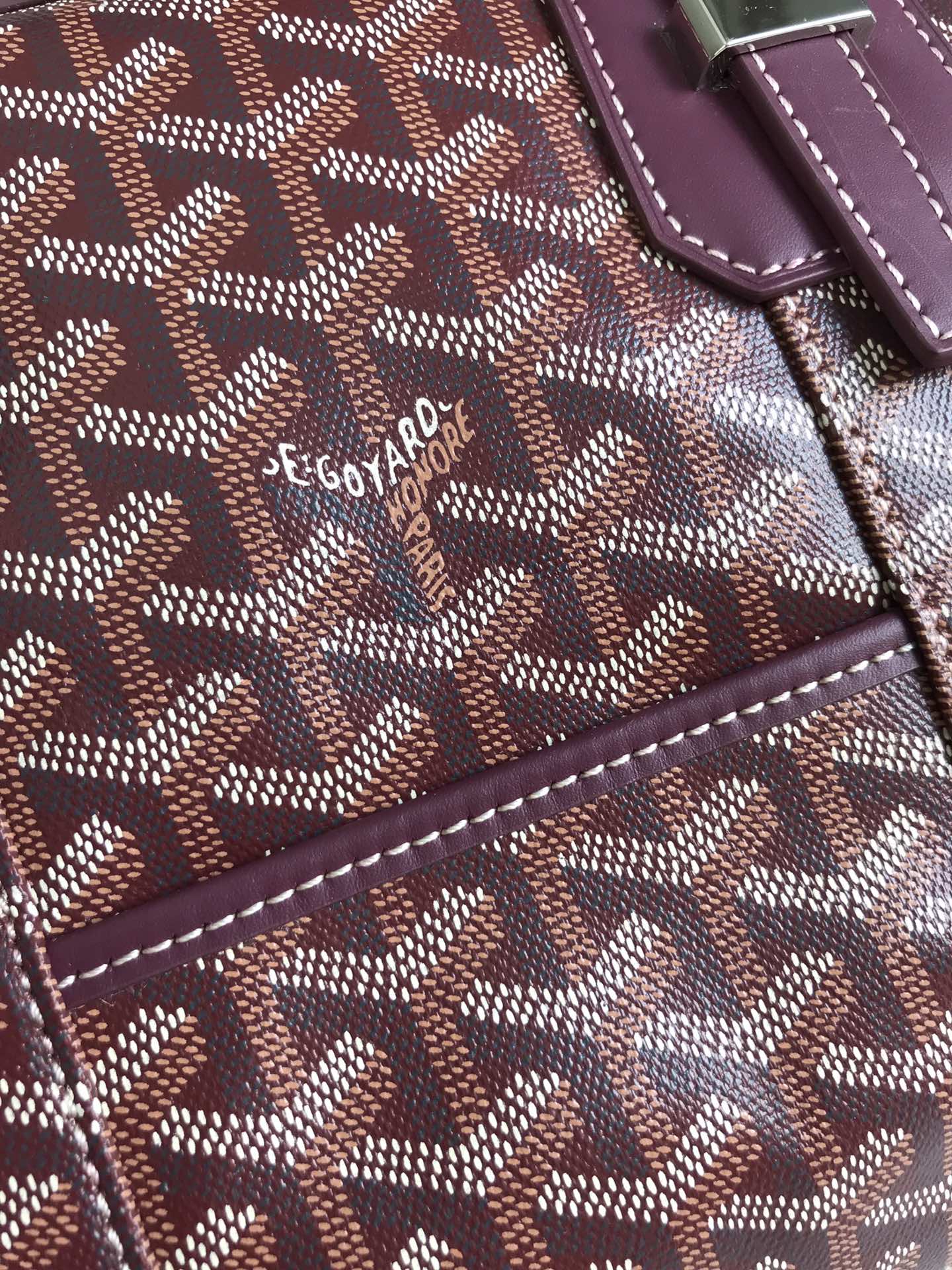 GOYARD Goyardine Boeing 45 Burgundy 1645869