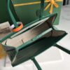 Goyard Tan Goyardine Coated Canvas and Leather bag green